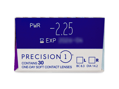 Precision1 (30 šošoviek) - Náhľad parametrov šošoviek