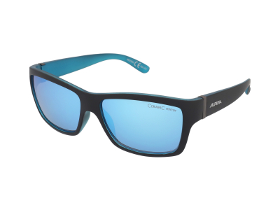 Slnečné okuliare Alpina Kacey Black Matt Blue/Blue Mirror 