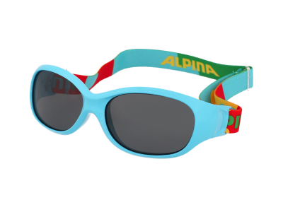 Slnečné okuliare Alpina Sports Flexxy Kids Cyan Puzzle 