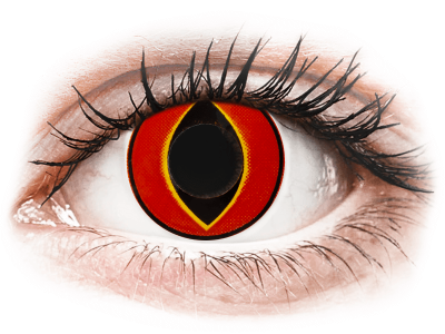 ColourVUE Crazy Lens - Mad Frog - nedioptrické (2 šošovky) - Coloured contact lenses