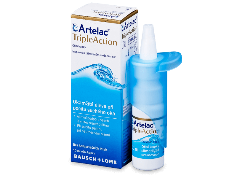 Artelac TripleAction 10 ml - Očné kvapky