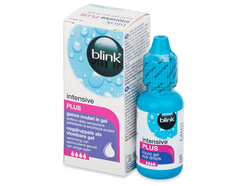 Očné kvapky Blink intensive Plus Gel 10 ml - Očné kvapky