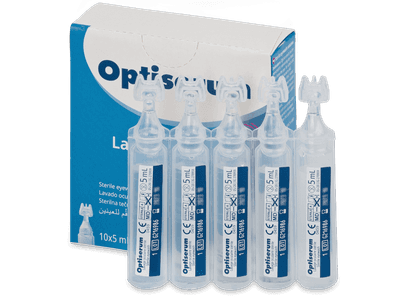 Roztok pre výplach očí Optiserum 10x 5 ml