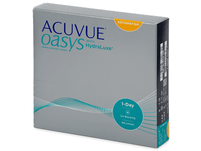 Acuvue Oasys 1-Day with HydraLuxe for Astigmatism (90 šošoviek) - Tórické kontaktné šošovky