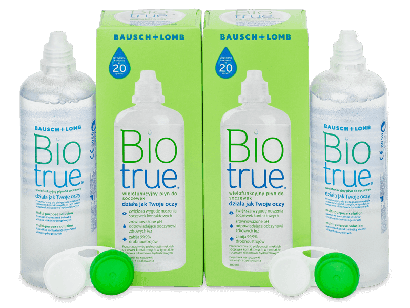 Roztok Biotrue 2x 300 ml - Výhodné dvojbalenie roztoku