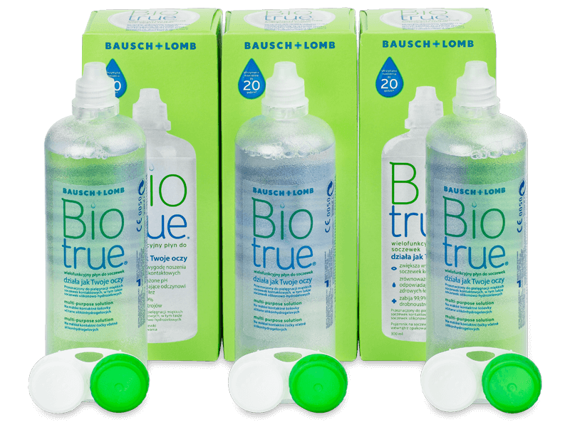 Biotrue  Multi-Purpose 3 x 300 ml  - Výhodné trojbalenie roztoku