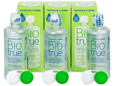 Roztok Biotrue 3x 300 ml - Produkt je dostupný taktiež v tejto variante balenia