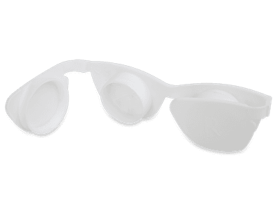 Puzdro na šošovky Optishades – biele 