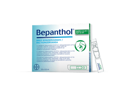 Očné kvapky Bepanthol 20x 0,5 ml