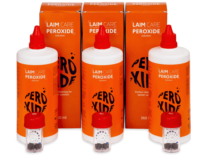 Roztok Laim Care Peroxide 3x 360 ml - Výhodné trojbalenie roztoku