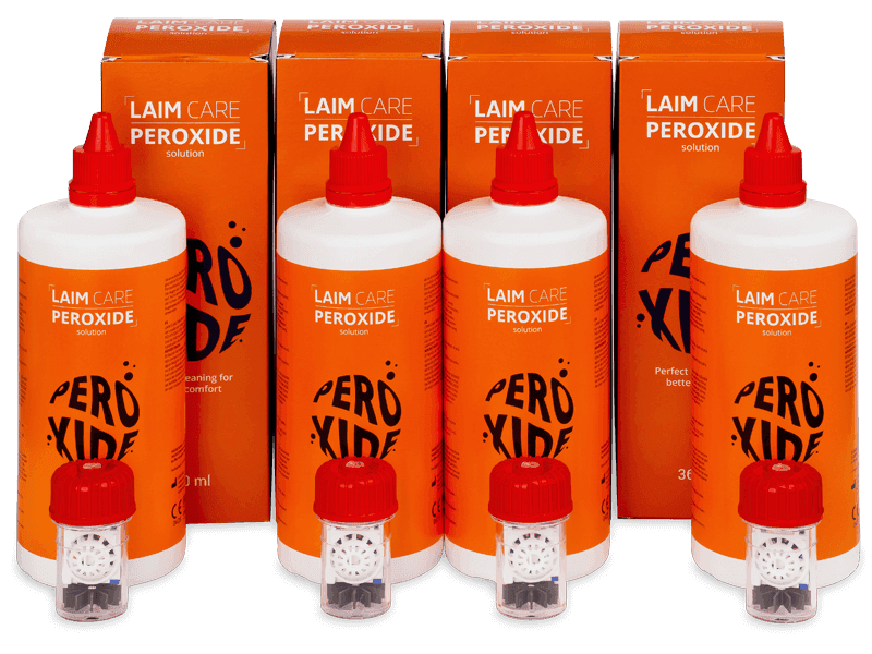 Roztok Laim Care Peroxide 4x 360 ml - Výhodné štvorbalenie roztoku