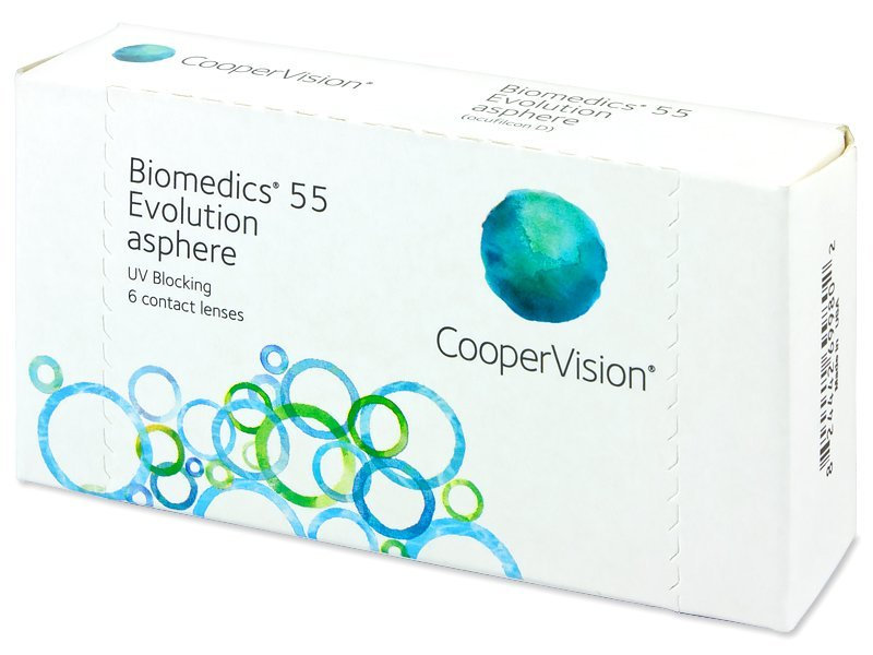 Biomedics 55 Evolution (6 šošoviek) - Mesačné kontaktné šošovky