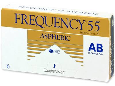 Frequency 55 Aspheric (6 šošoviek) - Mesačné kontaktné šošovky