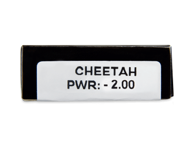 CRAZY LENS - Cheetah - dioptrické jednodenné (2 šošovky) - Náhľad parametrov šošoviek