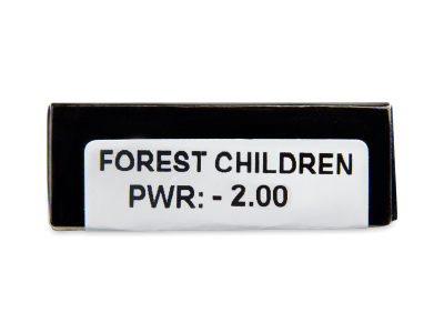 CRAZY LENS - Forest Children - dioptrické jednodenné (2 šošovky) - Náhľad parametrov šošoviek