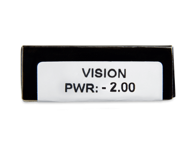 CRAZY LENS - Vision - dioptrické jednodenné (2 šošovky) - Náhľad parametrov šošoviek