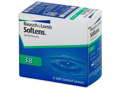 SofLens 38 (6 šošoviek) - Mesačné kontaktné šošovky