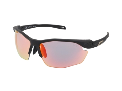 Slnečné okuliare Alpina Twist Five HR QVM+ Black Matt/Rainbow Mirror 