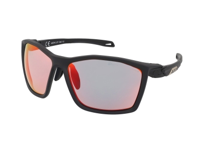 Slnečné okuliare Alpina Twist Five QVM+ Black Matt/Rainbow Mirror 
