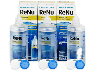 Roztok ReNu Advanced 3x 360 ml - Produkt je dostupný taktiež v tejto variante balenia