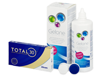 TOTAL30 (3 šošovky) + Gelone 360 ml