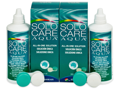 SoloCare Aqua 2 x 360 ml  - Výhodné dvojbalenie roztoku