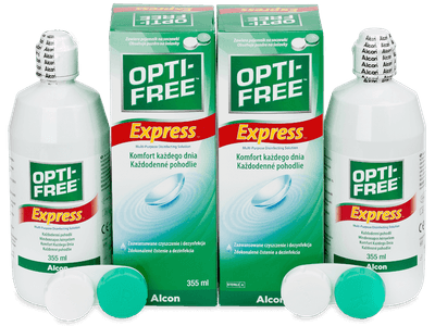 OPTI-FREE Express 2 x 355 ml - Výhodné dvojbalenie roztoku