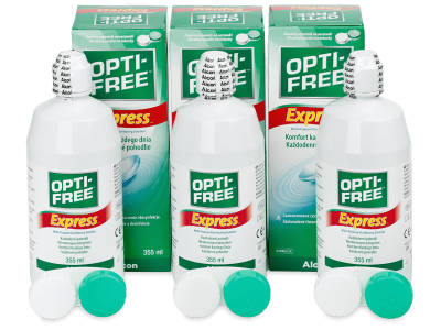 OPTI-FREE Express 3 x 355 ml - Výhodné trojbalenie roztoku