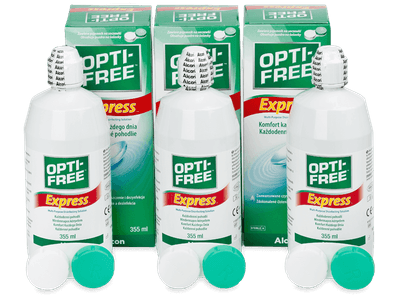 OPTI-FREE Express 3 x 355 ml - Výhodné trojbalenie roztoku