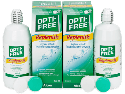 OPTI-FREE RepleniSH 2 x 300 ml - Výhodné dvojbalenie roztoku