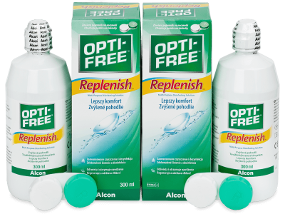 OPTI-FREE RepleniSH 2 x 300 ml  - Výhodné dvojbalenie roztoku