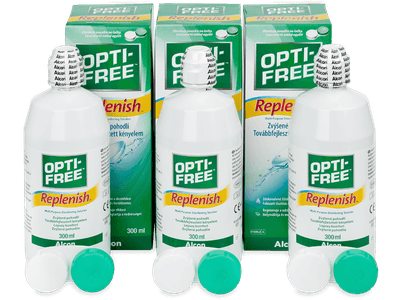 OPTI-FREE RepleniSH 3 x 300ml - Výhodné trojbalenie roztoku