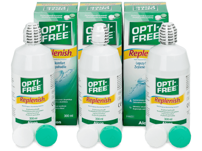 OPTI-FREE RepleniSH 3 x 300ml - Výhodné trojbalenie roztoku
