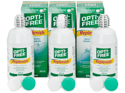 Roztok OPTI-FREE RepleniSH 3x 300 ml - Výhodné trojbalenie roztoku