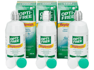 OPTI-FREE RepleniSH 3 x 300ml - Výhodné trojbalenie roztoku