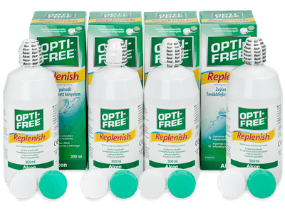 OPTI-FREE RepleniSH 4 x 300 ml - Výhodné štvorbalenie roztoku