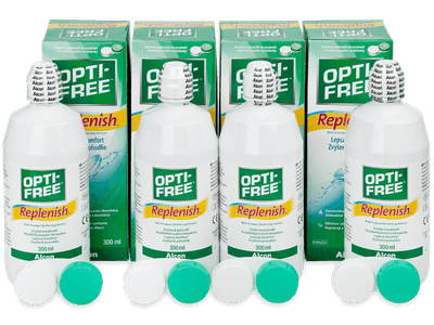 Roztok OPTI-FREE RepleniSH 4x 300 ml - Výhodné štvorbalenie roztoku