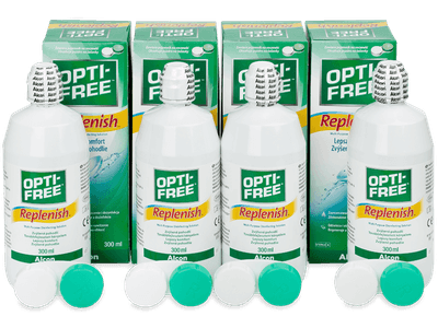 OPTI-FREE RepleniSH 4 x 300 ml - Výhodné štvorbalenie roztoku