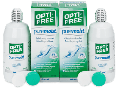 Roztok OPTI-FREE PureMoist 2x 300 ml
