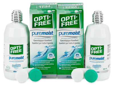 OPTI-FREE PureMoist 2 x 300 ml - Produkt je dostupný taktiež v tejto variante balenia