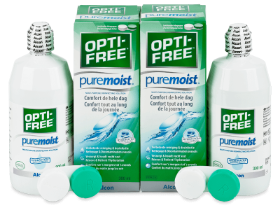OPTI-FREE PureMoist 2 x 300 ml - Produkt je dostupný taktiež v tejto variante balenia