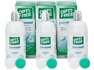 Roztok OPTI-FREE PureMoist 3x 300 ml