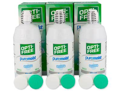 Roztok OPTI-FREE PureMoist 3x 300 ml - Starší vzhľad