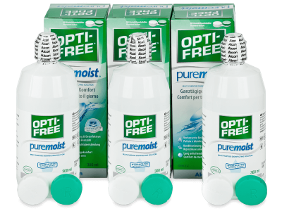 OPTI-FREE PureMoist 3 x 300 ml - Produkt je dostupný taktiež v tejto variante balenia