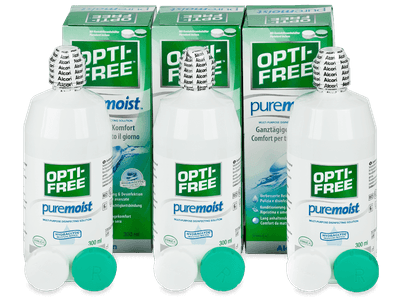 OPTI-FREE PureMoist 3 x 300 ml - Produkt je dostupný taktiež v tejto variante balenia