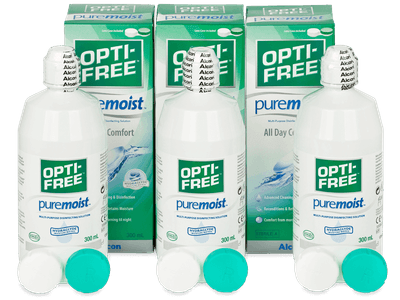 Roztok OPTI-FREE PureMoist 3x 300 ml - Produkt je dostupný taktiež v tejto variante balenia