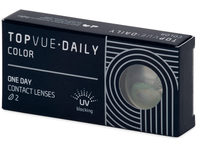 TopVue Daily Color - Green - dioptrické denné (2 šošovky) - Coloured contact lenses
