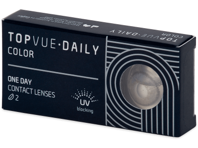 TopVue Daily Color - Grey - dioptrické denné (2 šošovky) - Coloured contact lenses