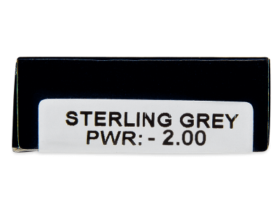 TopVue Daily Color - Sterling Grey - dioptrické denné (2 šošovky) - Náhľad parametrov šošoviek