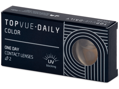 TopVue Daily Color - Honey - dioptrické denné (2 šošovky) - Coloured contact lenses